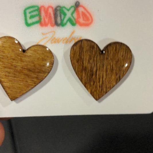 Wood heart (golden oak)